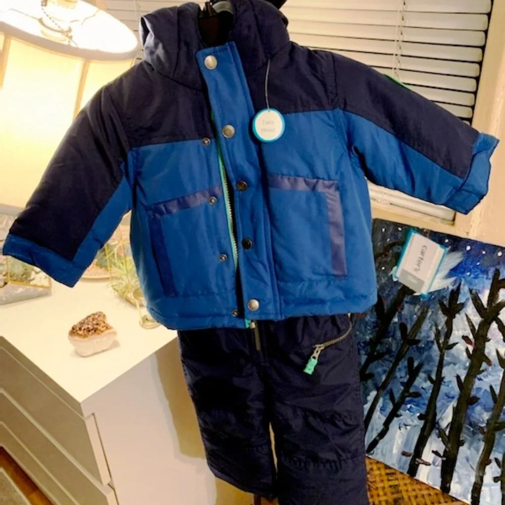 Carters 2 pc boys snowsuit